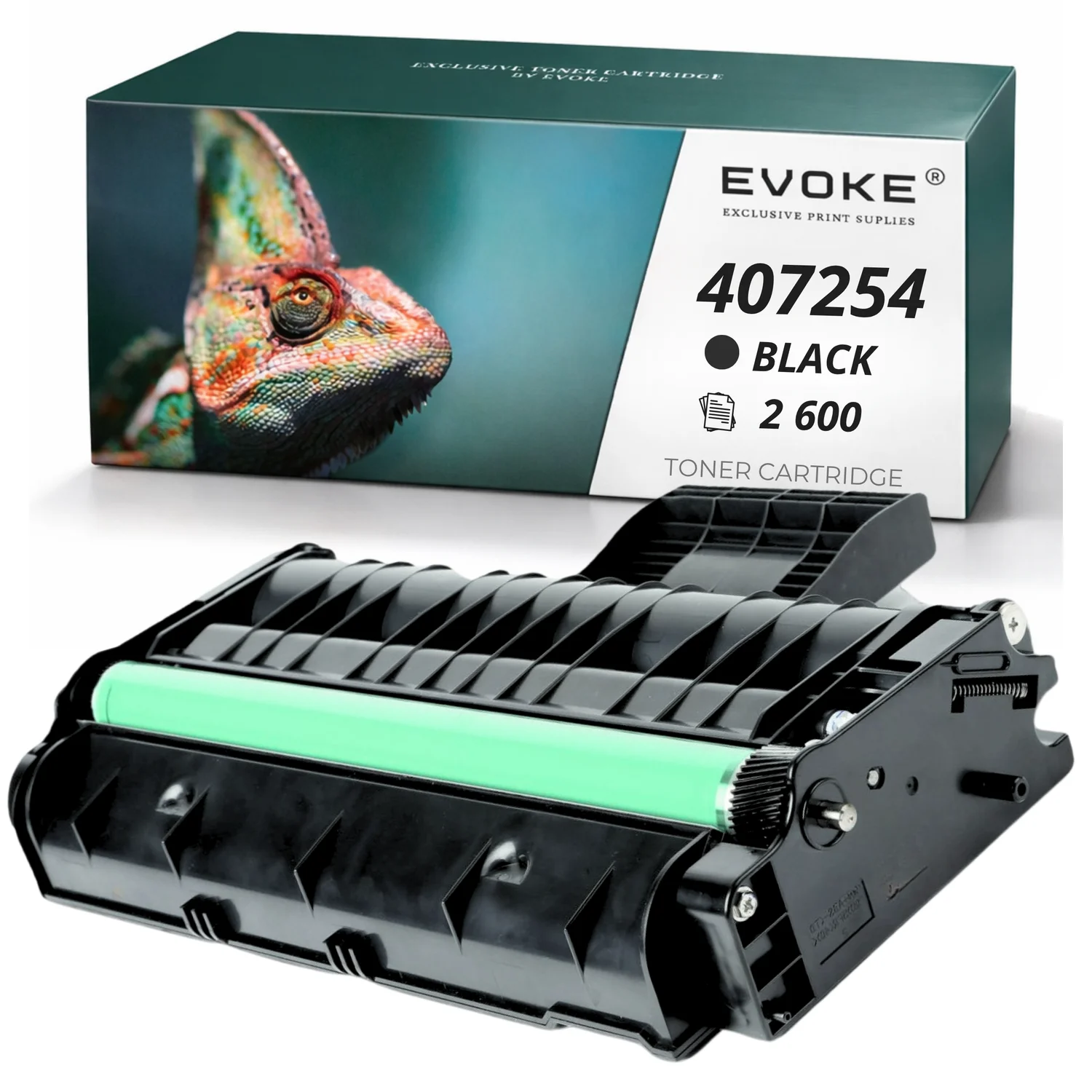 Evoke compatibele toner voor Ricoh Sp201He Sp-201He 407254 Zwart 2600 pagina's Aficio Sp200 Sp201 Sp201N Sp201Nw Sp203S Sp204Sf Sp204Sfn Sp204Sn Sp210 Sp211 Sp212Nw Sp213W Sp213Sfw