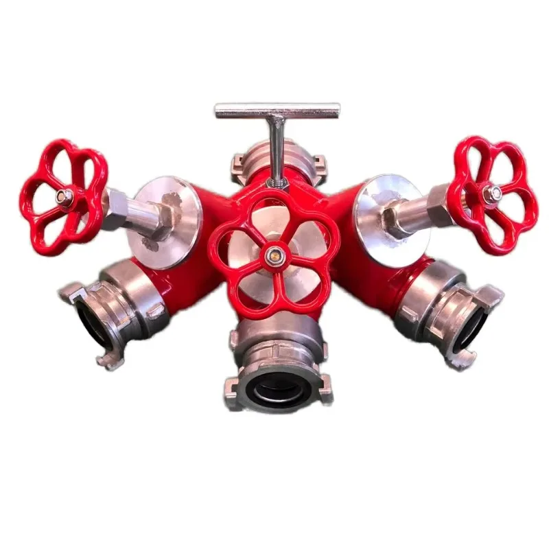 2.5MPa high pressure aluminum alloy fire diversion valve flexible thread hydrant water separator