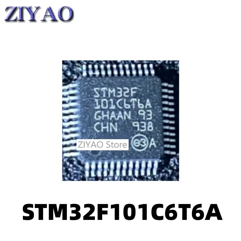 5PCS STM32F101 STM32F101C6T6A QFP48 packaged ARM microcontroller MCU microcontroller chip