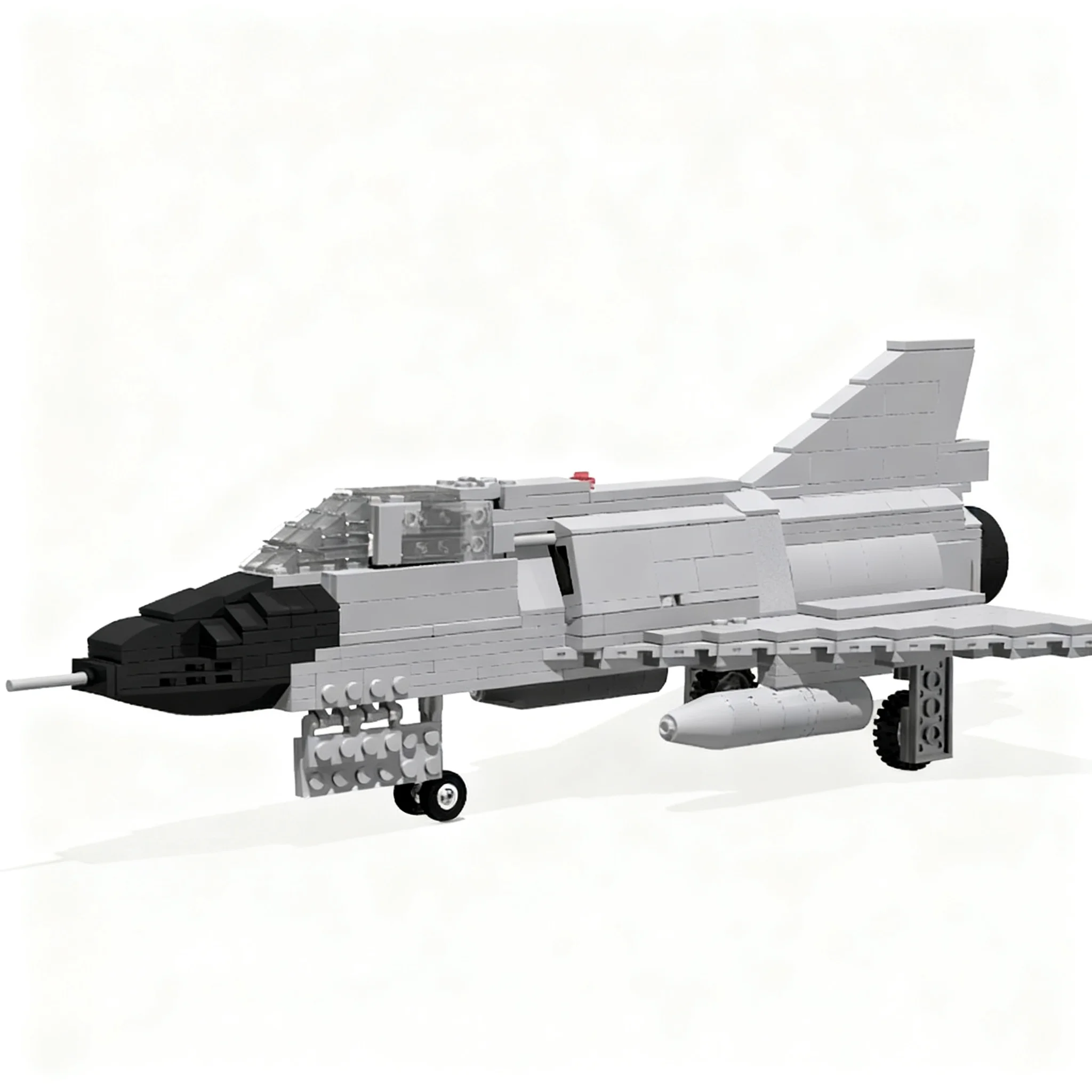 504pcs MOC Creator Creator Expert Convair F-106 Delta Dart Model Building Blocks Architecture Toy Christmas Gifts Creative Craft