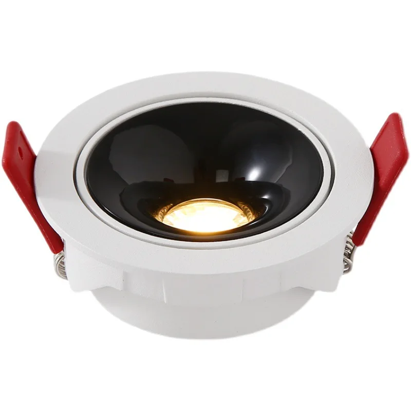 Ultracienkie reflektory LED oświetlenie nieba Wąskie boczne oprawy typu downlight COB z możliwością regulacji kąta 5W7W9W12W wbudowana dekoracja