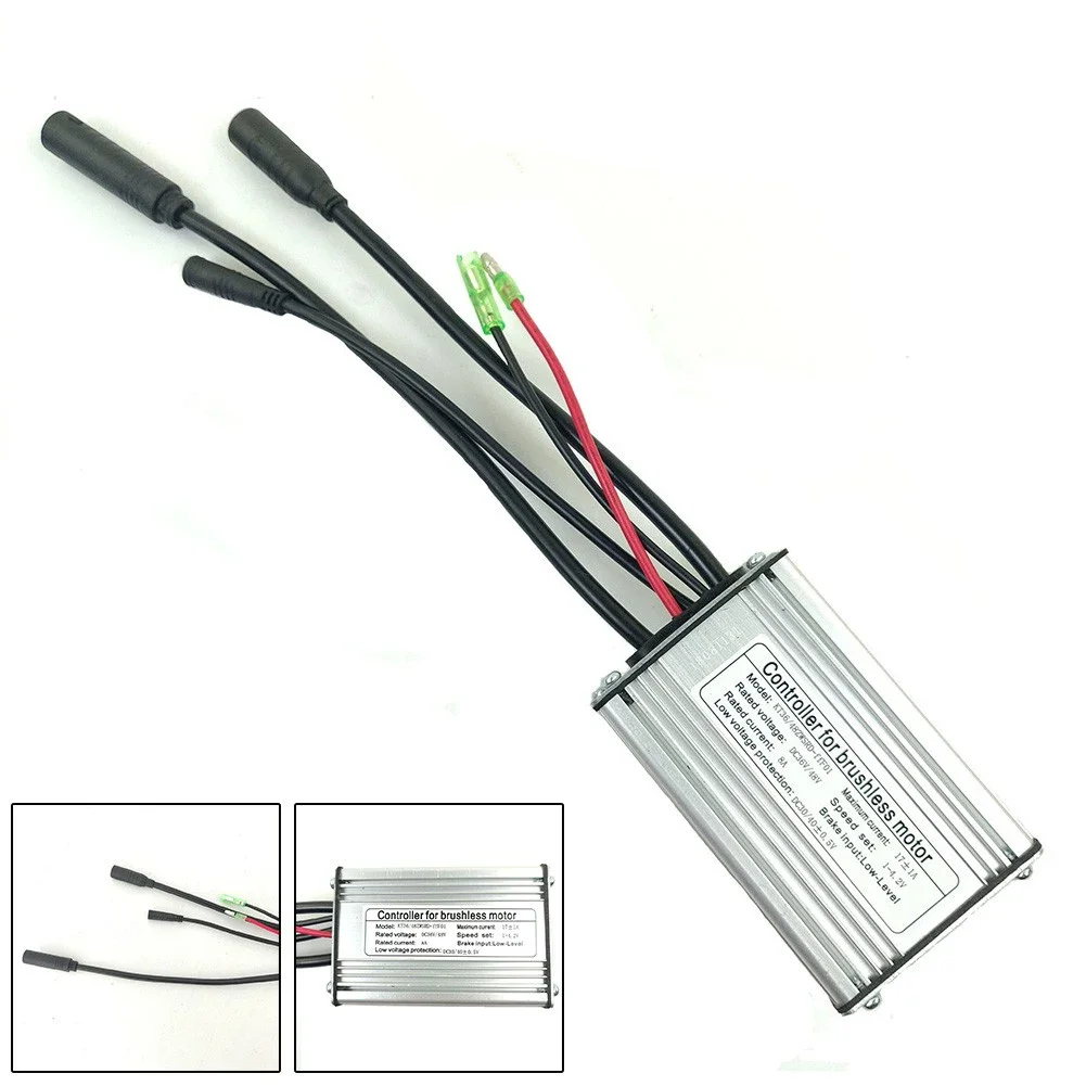 

Square Wave Controller Waterproof Joint 36V/48V 6mos Aluminum + Plastic DC 36V/48V E-Bike Electric Bike Brand New