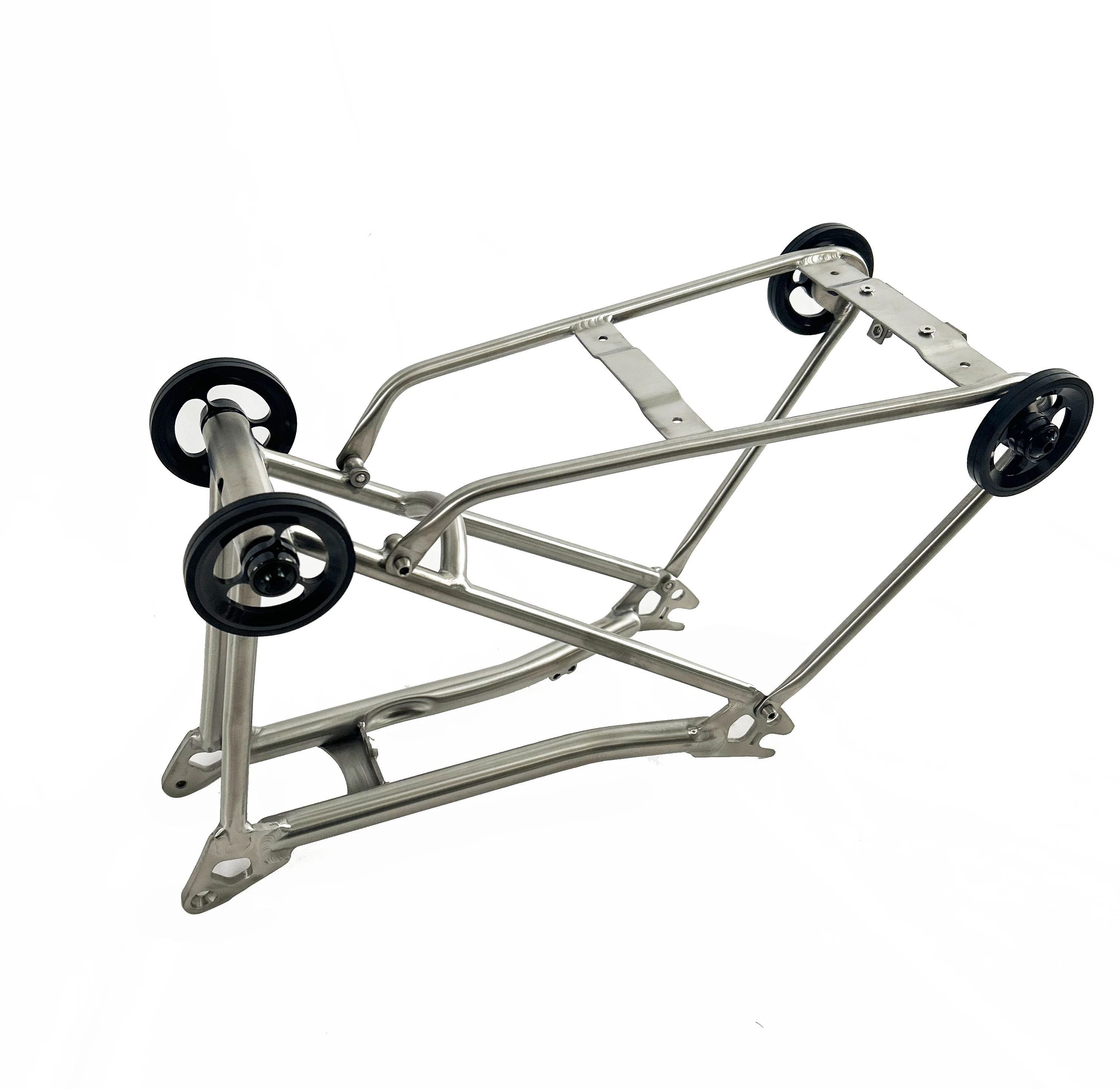 Titanium Folding Bike Rear Rack, P T Line, Wholesale