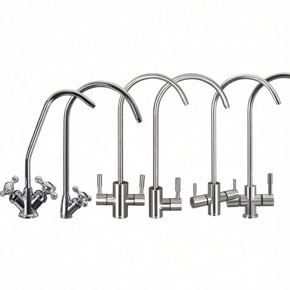 Stainless Steel 304 Kitchen Faucet For Home Water Filtration Purifier System Drinking Water Tap Replacement Parts Durable