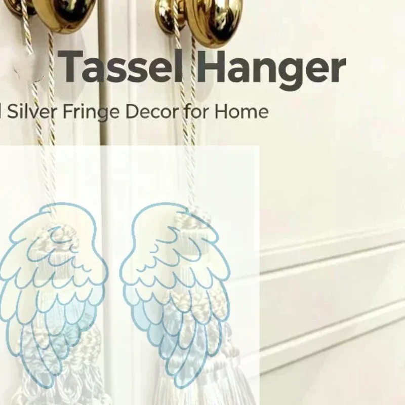Tassels Hanging Decoration Crafts Silk Fringe Tassel Keychains Brush DIY Decor For Bags Doors Curtain Bookmarks Keys