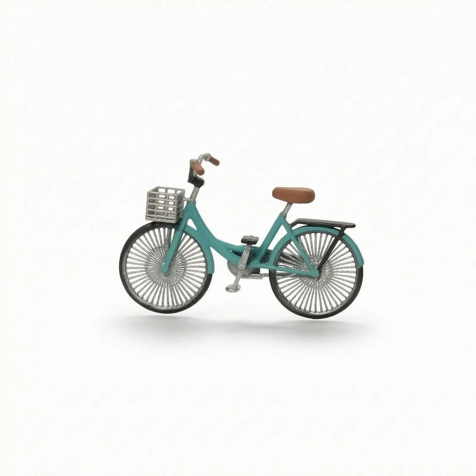 Low-Step Cycle Model Detailed 1/64 Scale Cycle Realistic Miniature Bike with