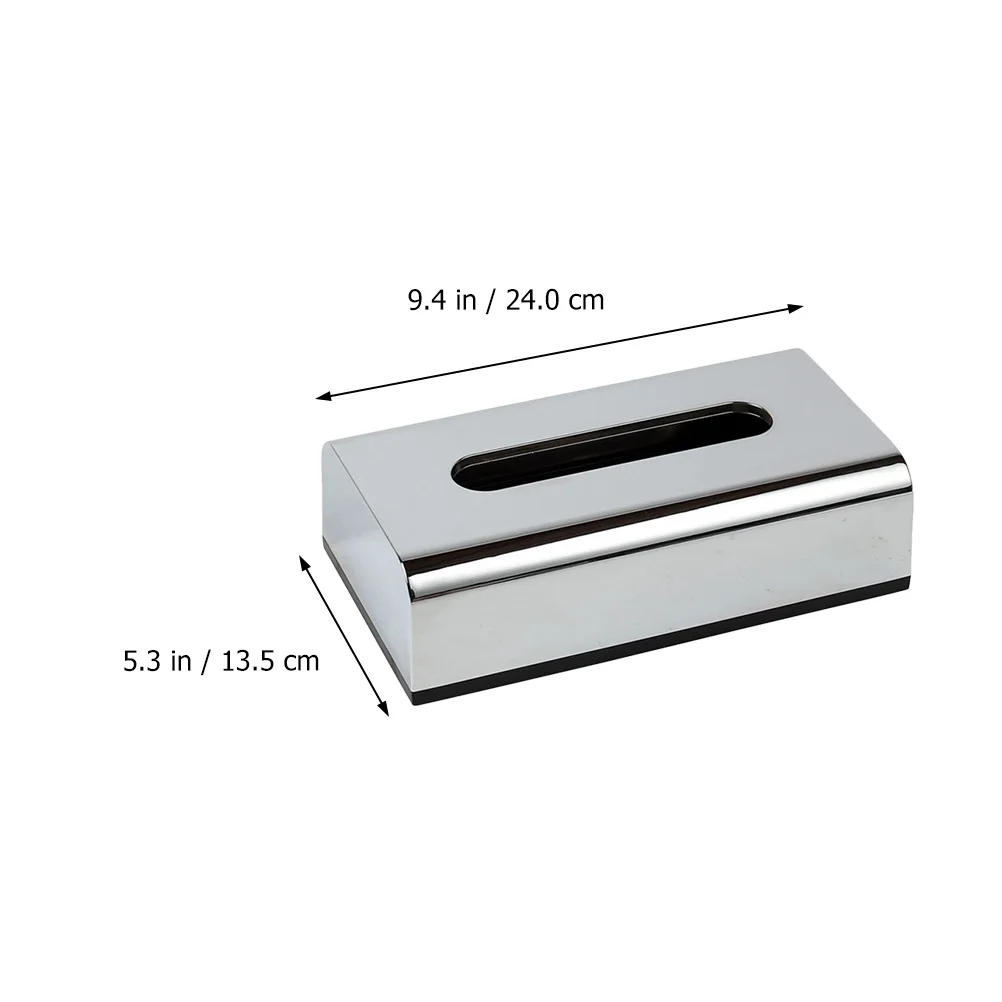 

Silver Plating Tissue Box Modern Electroplated Organizer Home Decor Vanity Storage Container Electroplating Tissue Box