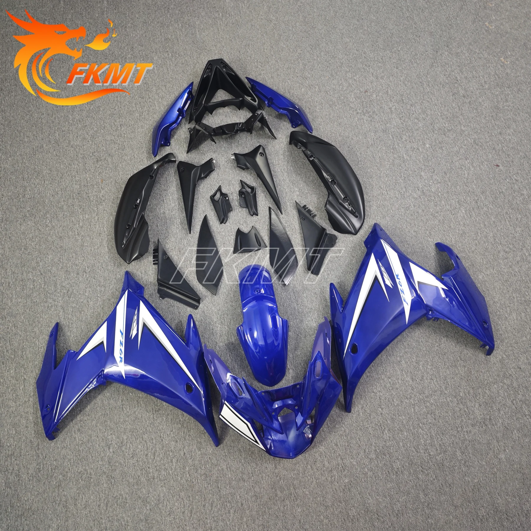 

ABS White Fairings Kits Bodywork Kit For YAMAHA FZ6 R FZ 6R FZ-6R FZ6R 2009 2010 2011 FZ6N 09 10 11 Fairing Factory
