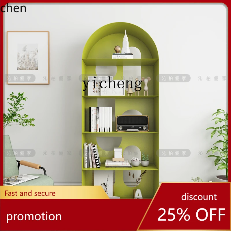 

HXL bookcase magazine rack display rack storage and reading multi-layer storage cabinet newspaper rack