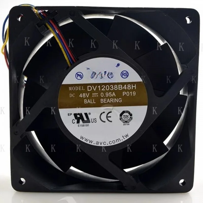 

C FOR AVC DV12038B48H P019 12038 DC48V 0.95A 12CM 4-Wire Inverter Cooling Fan