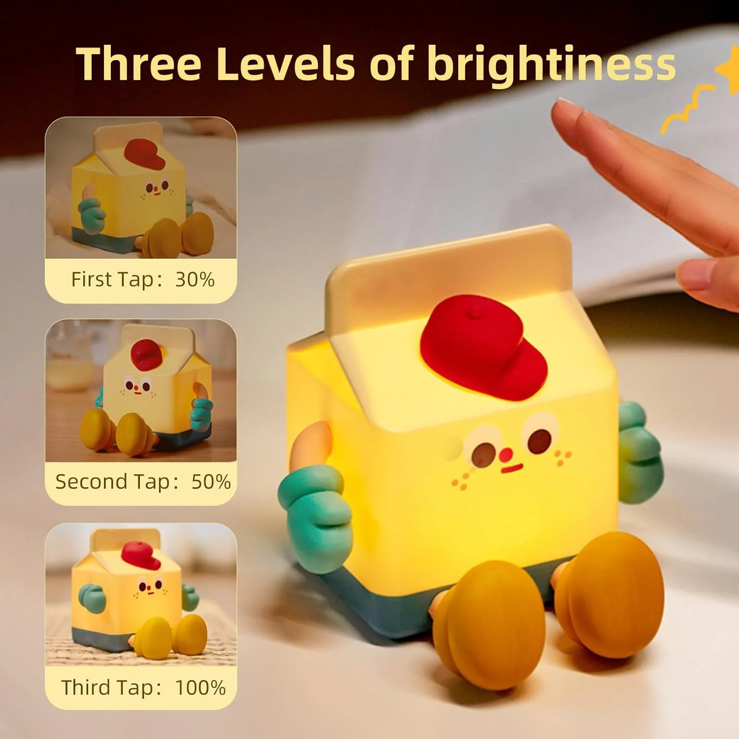 LED Night Light For Children Baby Kids soft Silicone Touch Sensor 7 Colors cartoon sleeping Night lamp for home bedroom Decor