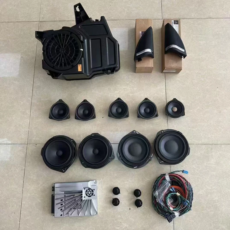 ل هارمان كاردون نظام صوت السيارة لمرسيدس GLE GLS W166 W292 تستخدم ABS القرن مضخم الصوت وحدة تحكم مكبر الصوت تصميم المنطق