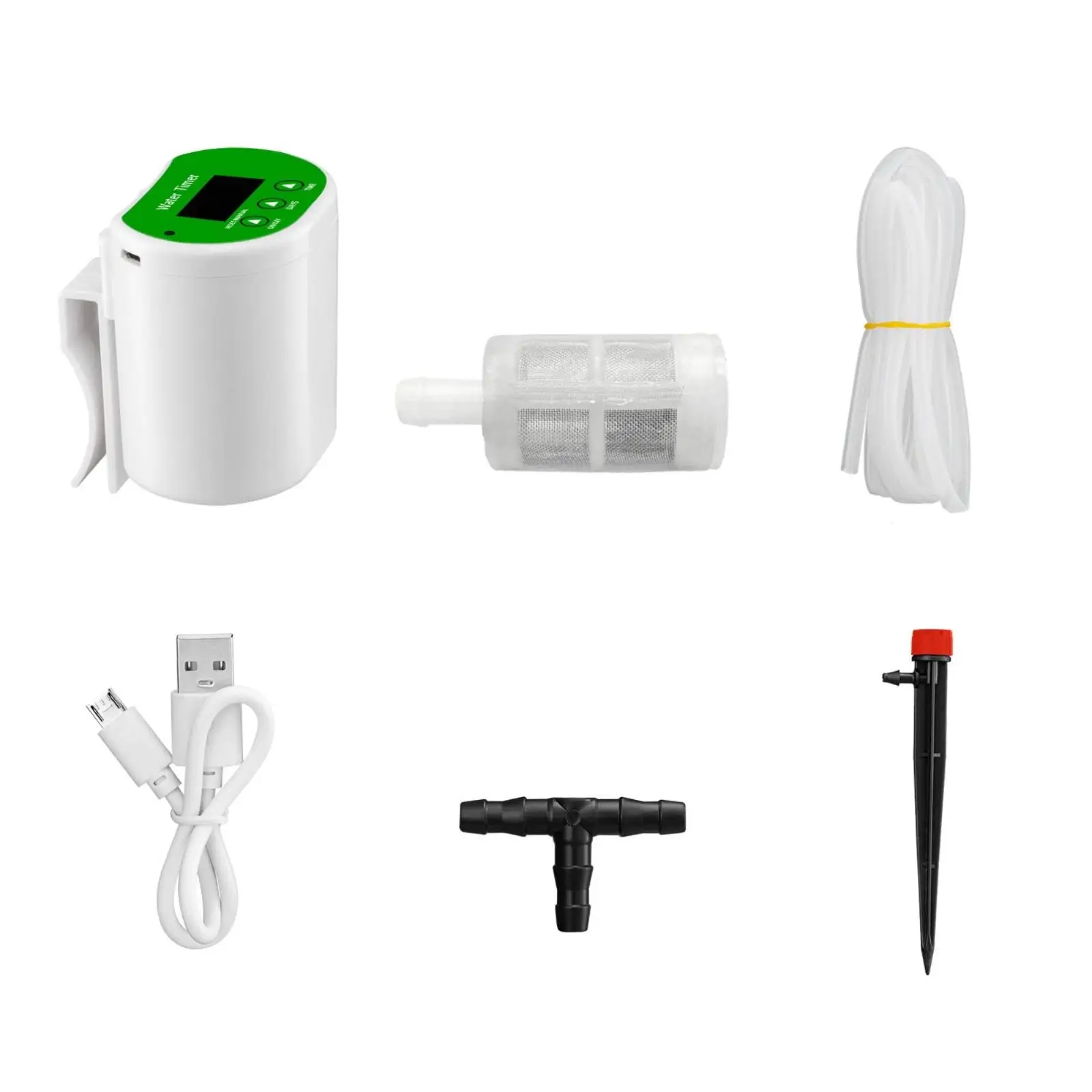 Automatic Watering Device PVC Silicone Pipe Complete Drip Kit for Indoor Greens and Patio Pots