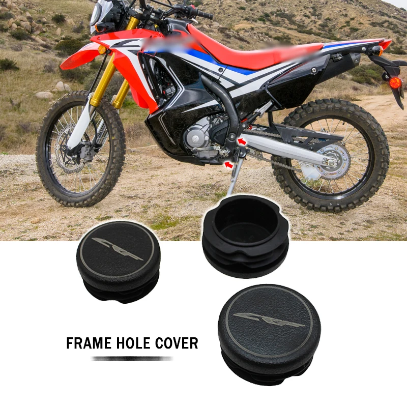 

For Honda CRF250L Frame End Caps CRF 250 L Rally 2017 - 2021 2022- Frame Hole Cover Caps Plug Decorative Accessories