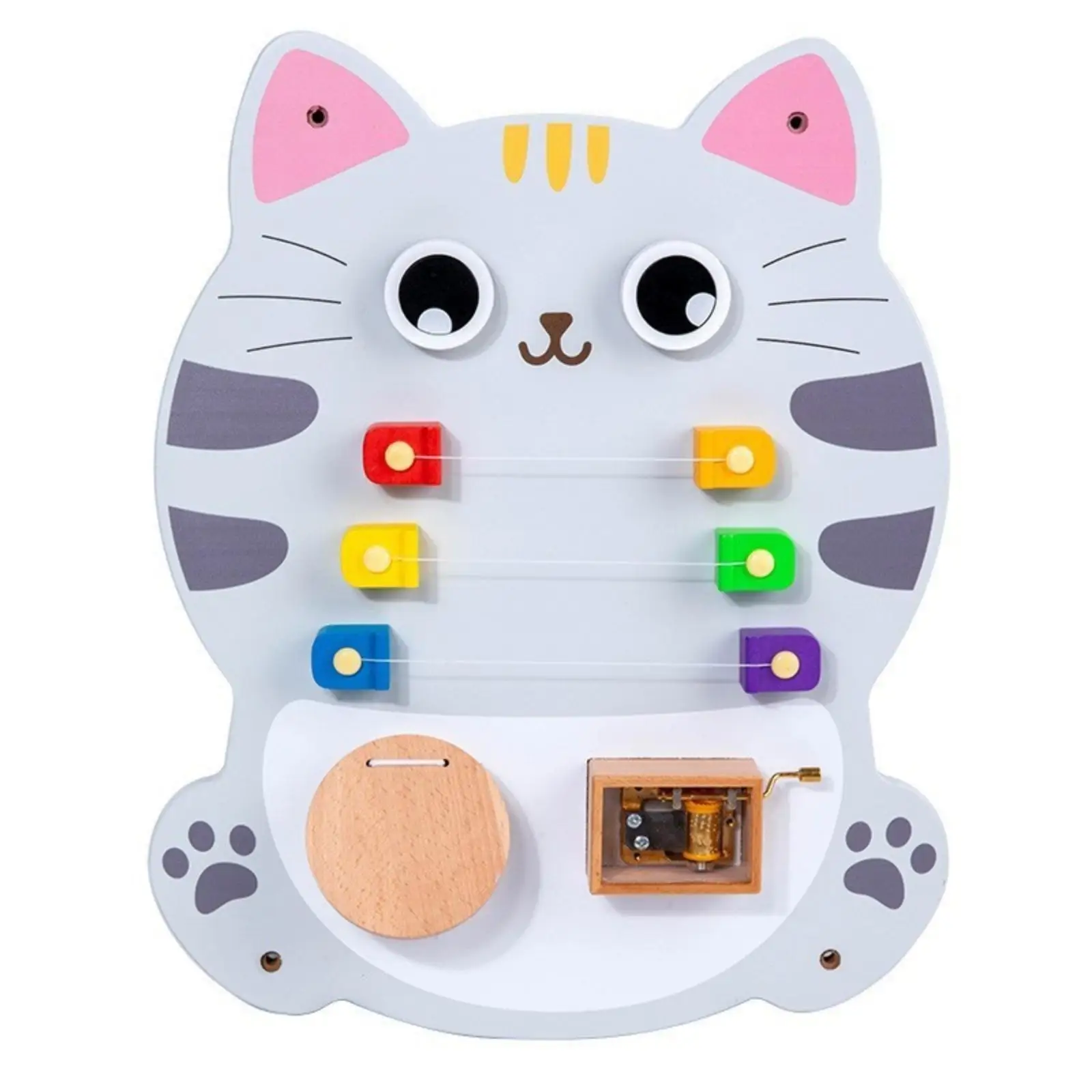 Interactive Wooden Sensory Wall Panel | Busy Board, developmental, Activity Board, for Playrooms