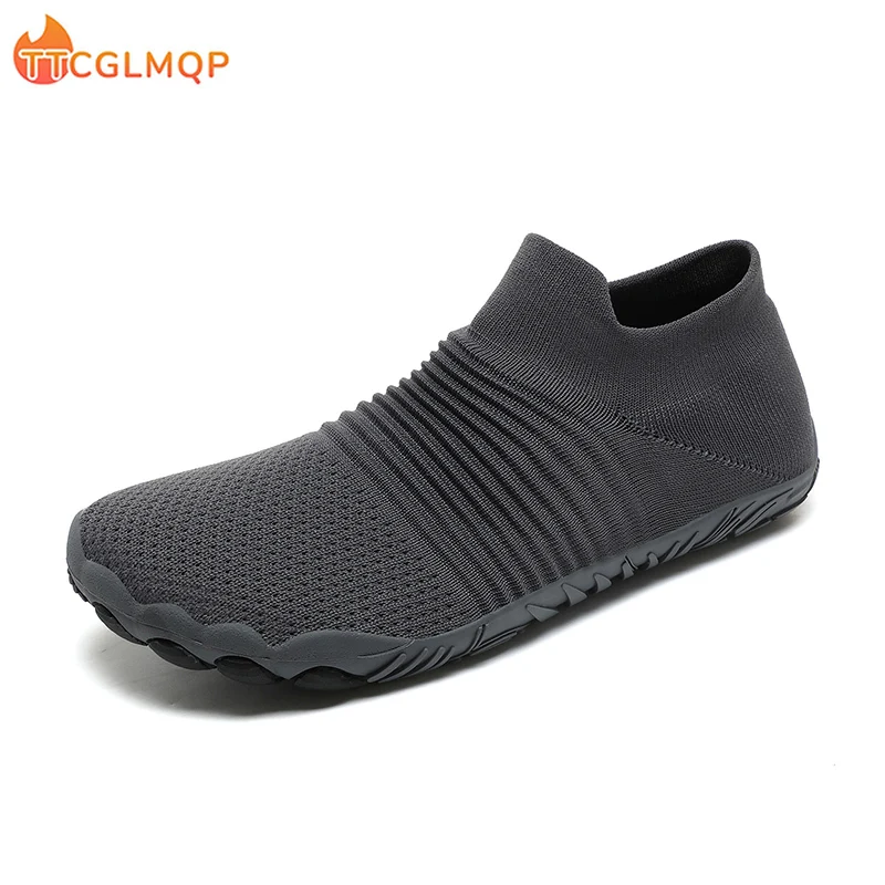 New Mens Wide Barefoot Mesh Shoes Sneaker 2024 Women Flats Soft Zero Drop Sole Wider Toe Light Weight Fashion Sneakes Large Size