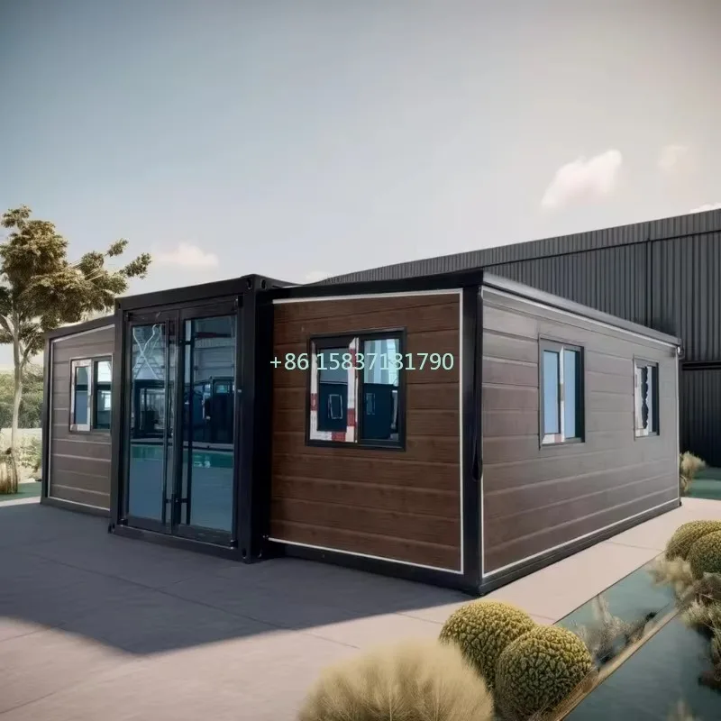 Wholesale Container House 2 Bedroom Luxury 40ft 20ft Movable Foldable Expandable Prefab Container House Prefabricated Tiny Home