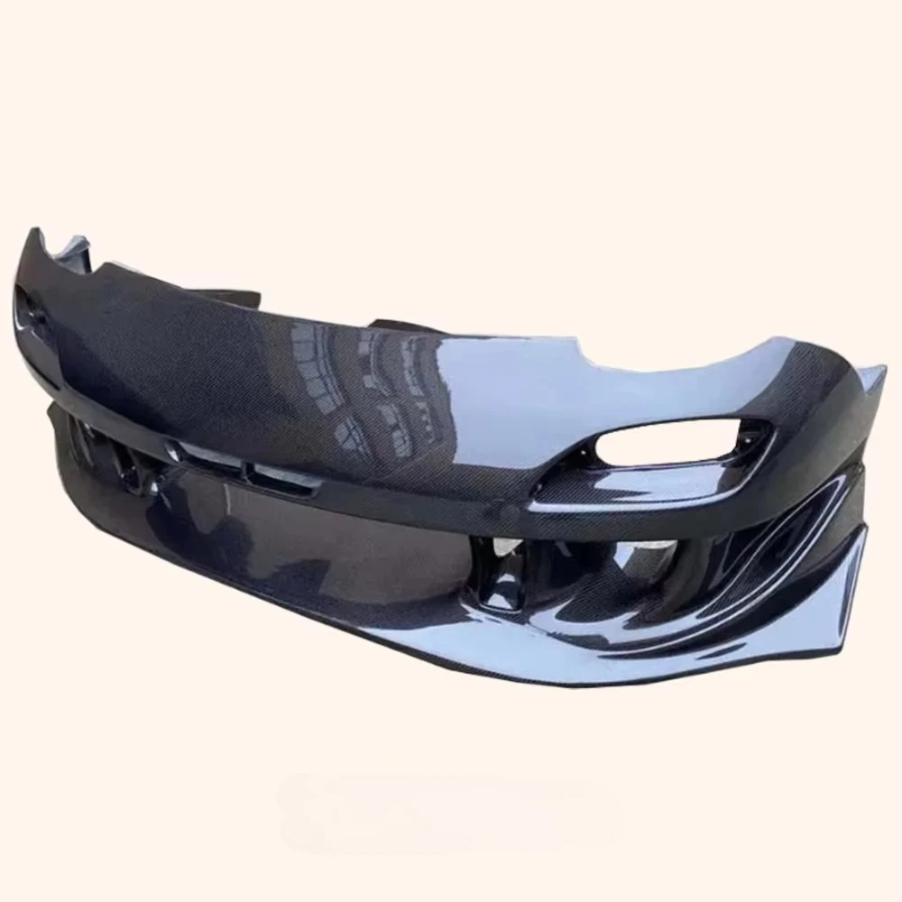 New Carbon Fiber Front Bumper Guard for Mazda RX-7 FD RX7 FD3S RE-GT Style Body Kits Car Parts