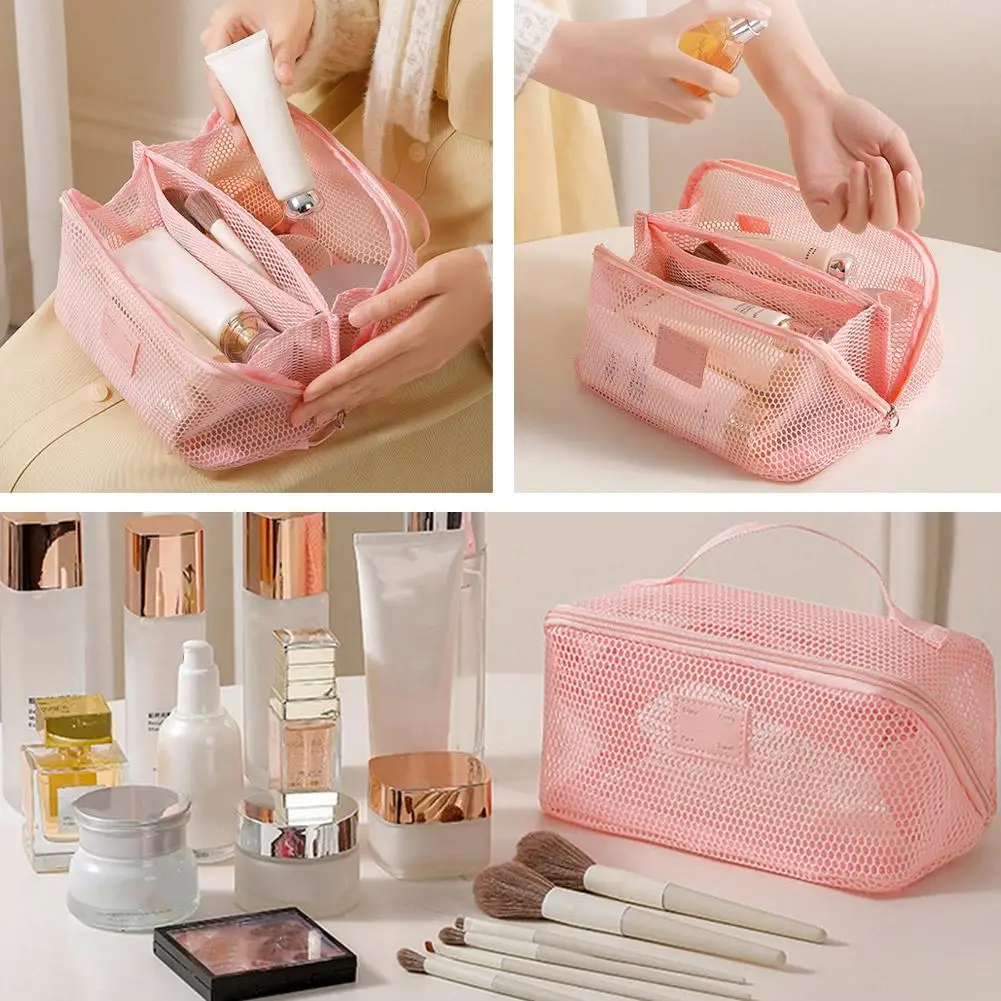 Makeup Organizer Toiletry Bag Make Up Case Storage Pouch Vanity Storage, Cosmetic Bag, Organizer Bag For Travel Zip