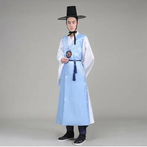 219 New Fashion coreano Tratiditional Men Hanbok Hat accessorio Hanbok coreano Hanfu Hat Cosplay Party Game