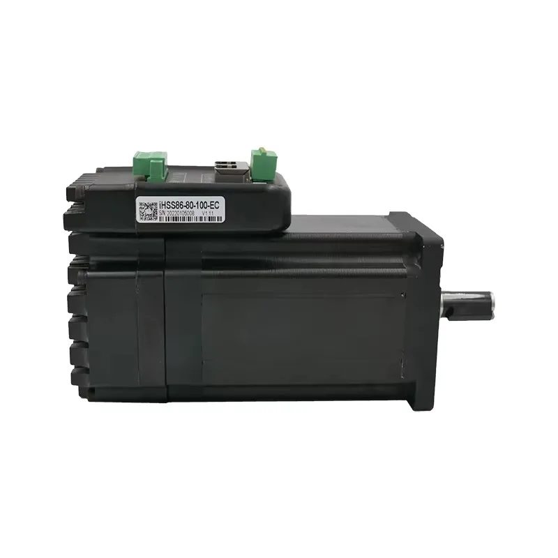 IHSS86-80-100-EC Hot Sale 80VDC 9.5Nm 6A Nema34 Integrated EtherCAT Stepper Motor With Encoder