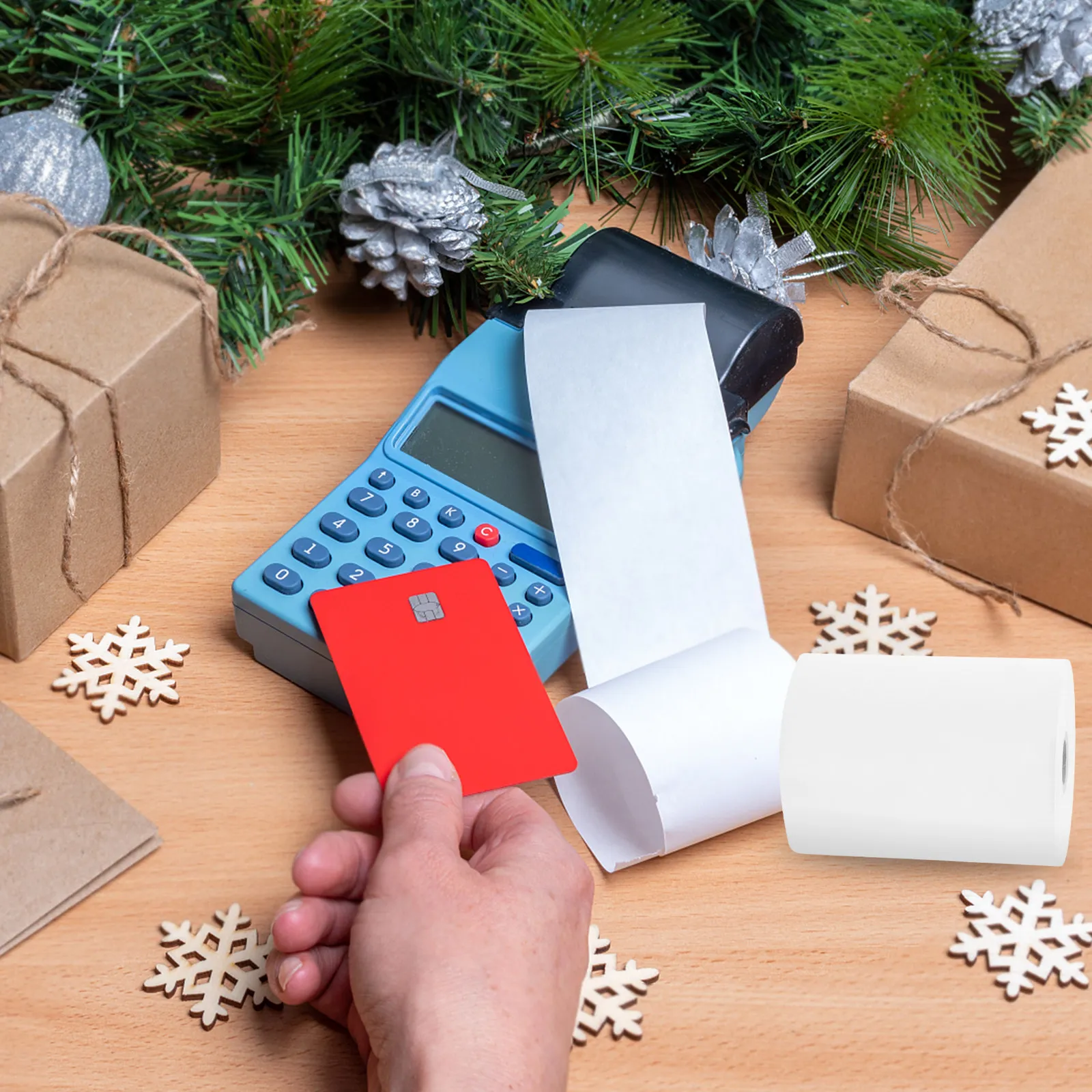 

5 рулонов термобумаги для чеков, универсальные, для розничных магазинов, торговых центров, отелей, ресторанов, с гладкой поверхностью, четкие отпечатки