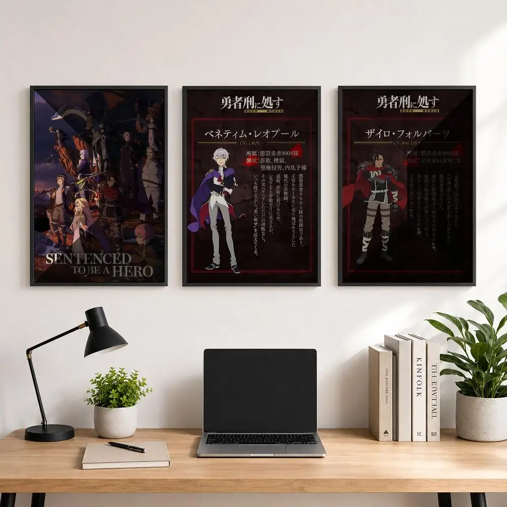 comic Sentenced to Be a Hero Poster Poster, Wall Decor Art Print, Abstract Wall Decor Art Print for Living Room