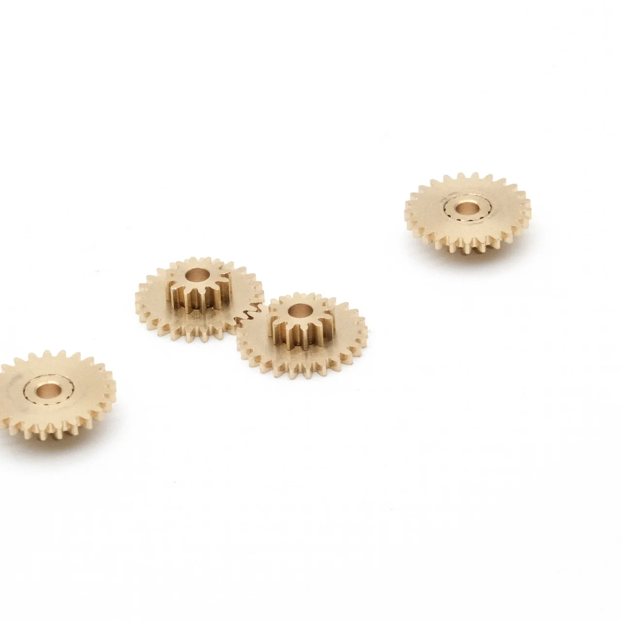 0.4M Double Gear 9/36 10/30 11/28 12/25 12/32 13/29 Teeth DIY Model Double Copper Gear WHEEL