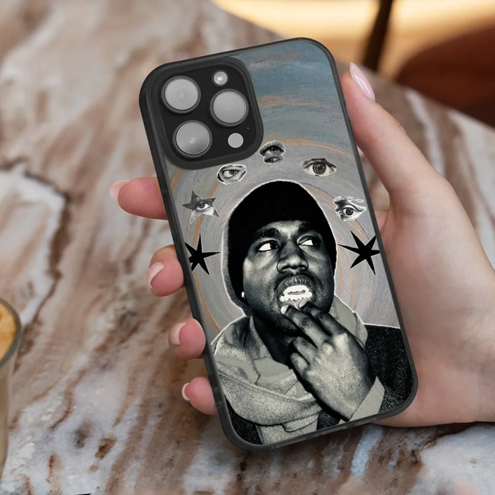 K-Kanye West Funny Phone Case For iPhone 16,15,14,13,12,11,Plus,Pro,Max,Mini Soft Magesafe Magnetic Wireless Charge