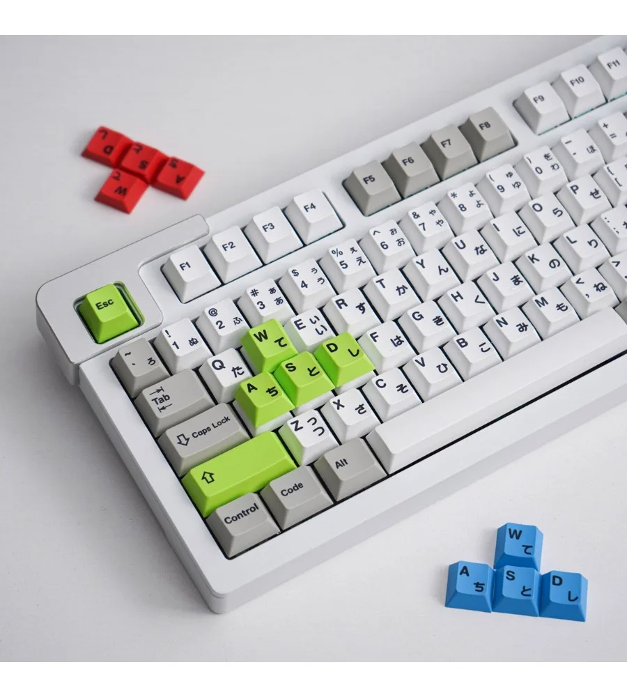 Contrasting color building block 193 keys mechanical keyboard keycap full set PBT sublimation custom cherry original height