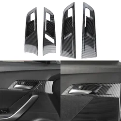 Car Inner Door Handle Cover Door Bowl Frame Trim Protector Cover for MG 4 MG4 EV Mulan 2022-2025 LHD Accessories