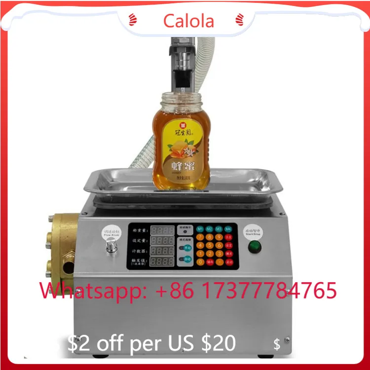 Large Flow Liquid Filling Machine Automatic Honey Bottle Filling Maker