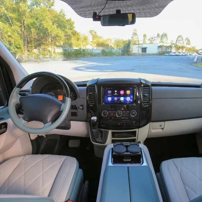 Sprinter Modification Tiffany Blue Luxury Business Aluminum Alloy Interior Conversion Kit Benz W907 W906 High