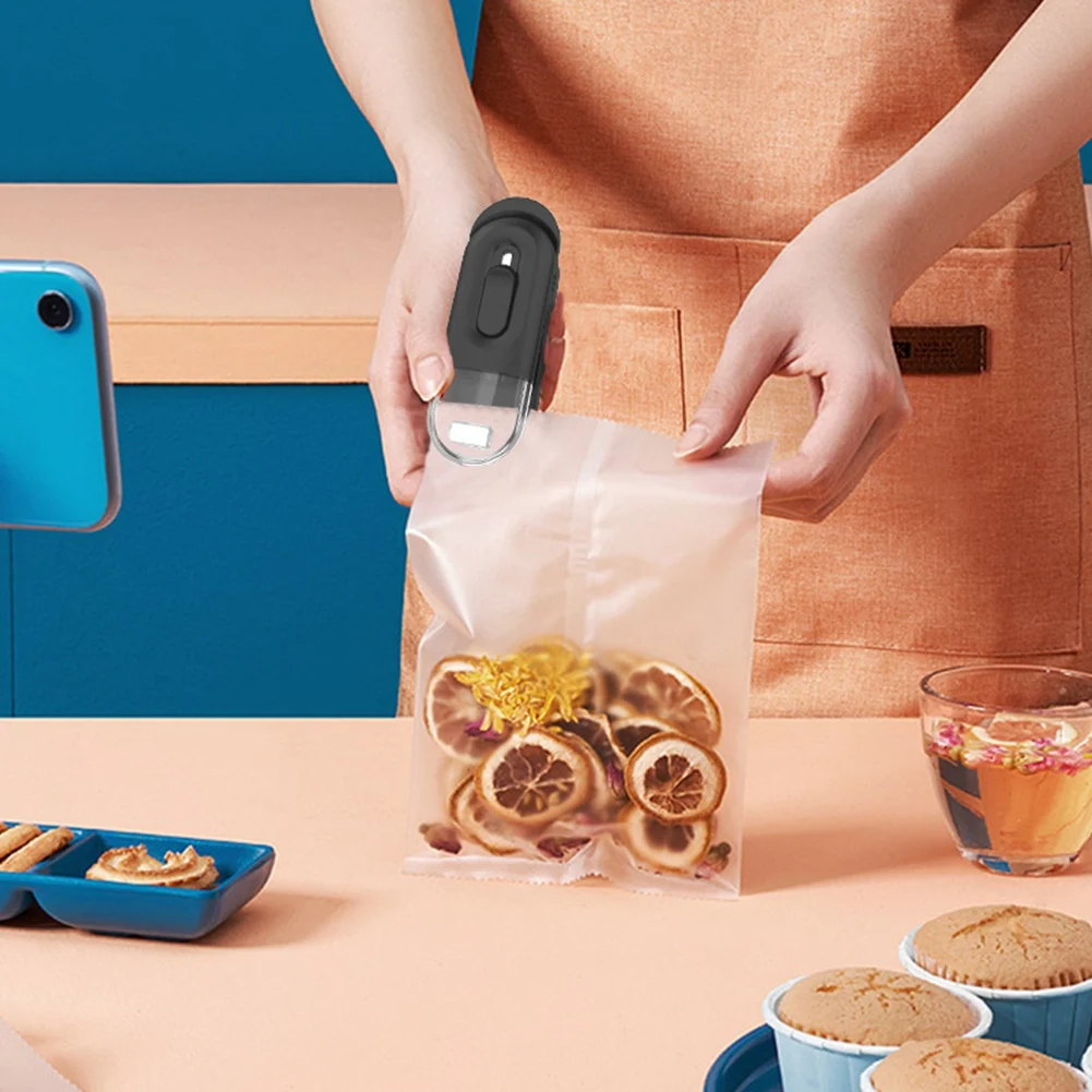 محمولة صغيرة حقيبة السدادة والقاطع ، 2in 1 ، الحرارة السدادة ل أكياس فراغ ، المنزلية المحمولة آلة التعبئة ، الأبيض