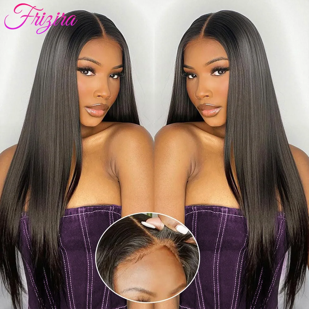 ارتداء والذهاب غلويليس الباروكات شعر الإنسان قبل قطعها قبل قطع 5x5 مستقيم الدانتيل الباروكة الأمامية لا الغراء Hd الدانتيل إغلاق الجبهة الباروكات