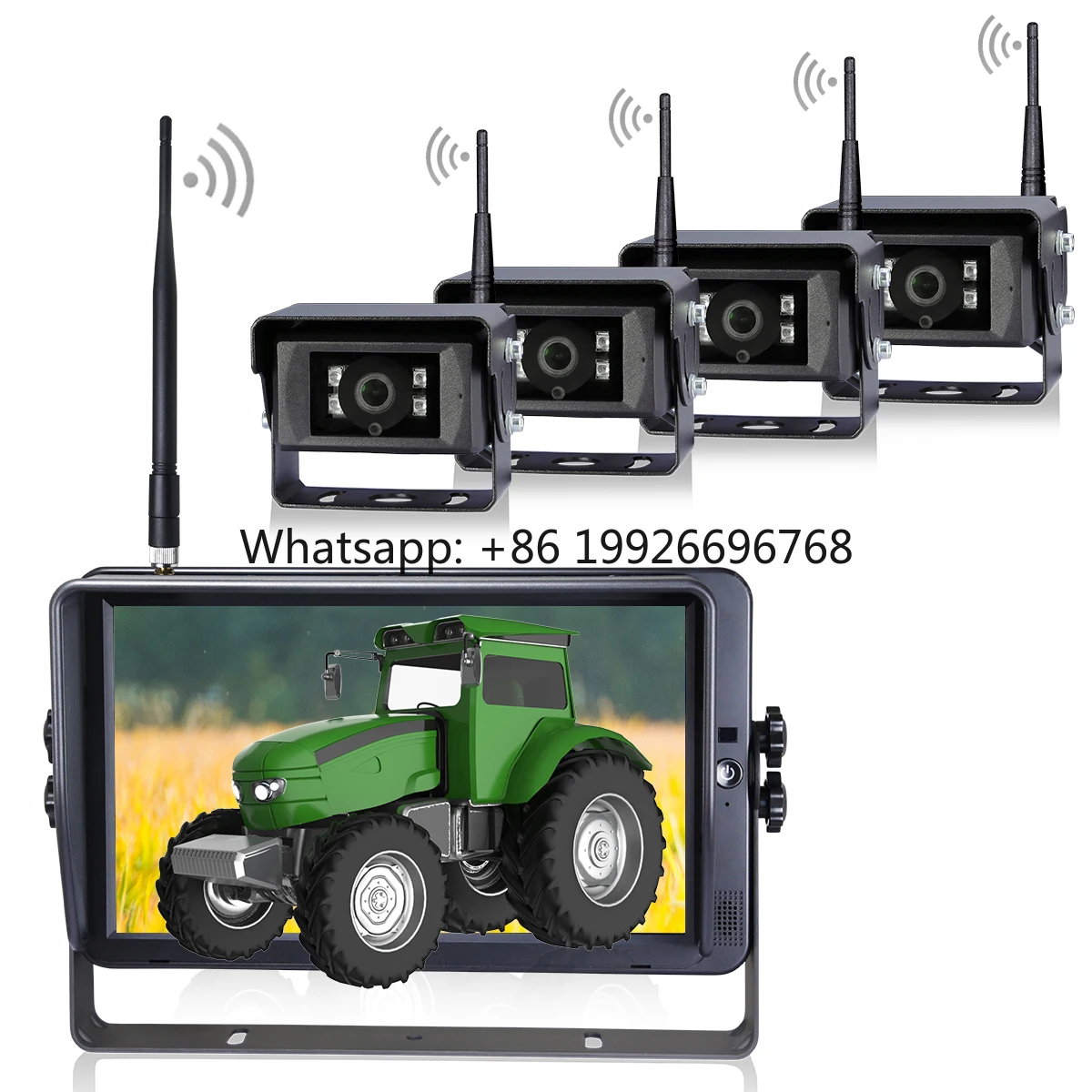 

Беспроводная система парковки с камерой заднего вида и монитором для грузовиков, автобусов и погрузчиков