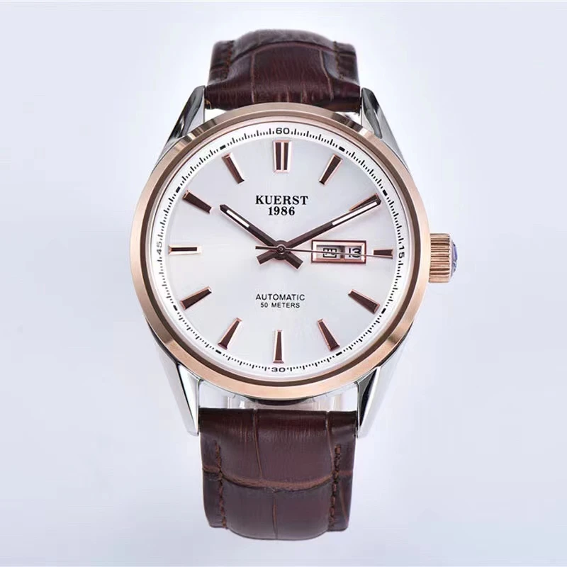 KUERST LLarge Dial automatic Mirror PolarizedCalendar Fashion Trend Watch