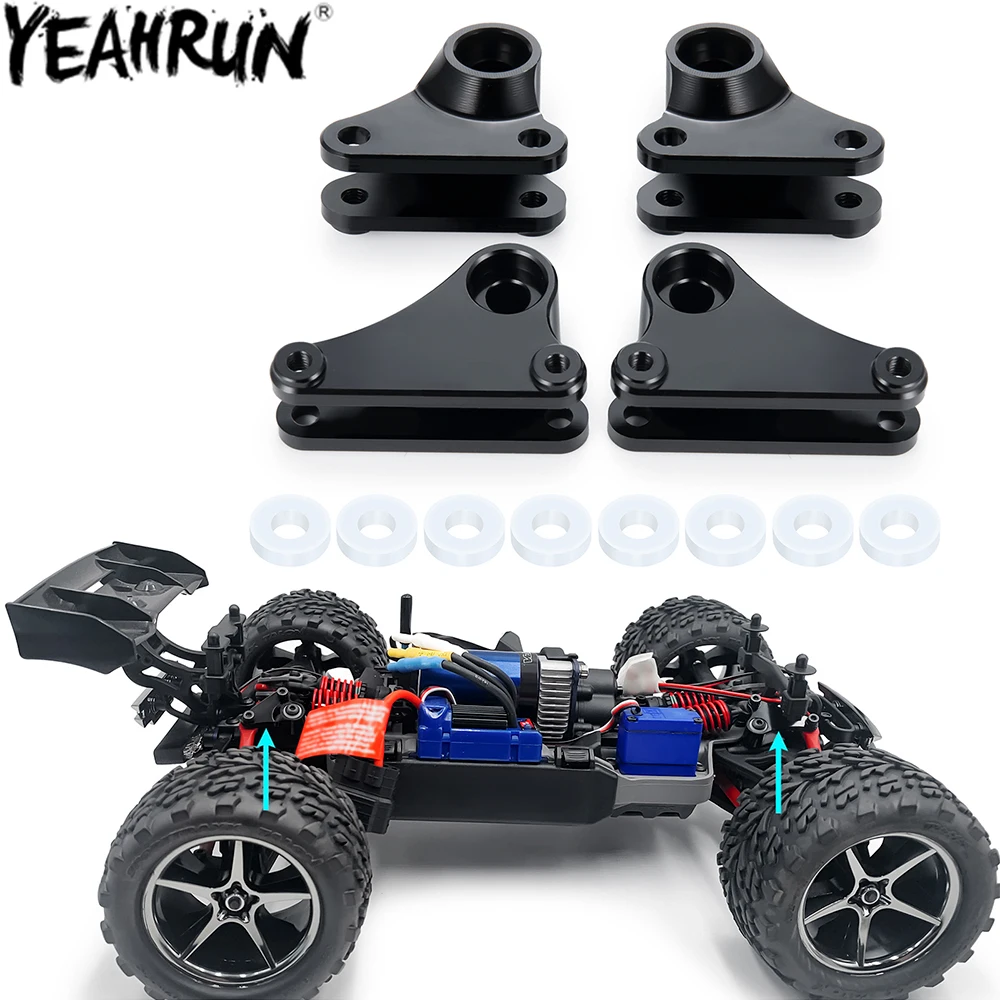 

YEAHRUN Aluminum Alloy Shock Mount for 1/16 Mini E-REV0 VXL RC Buggy Truck Car Upgrade Parts