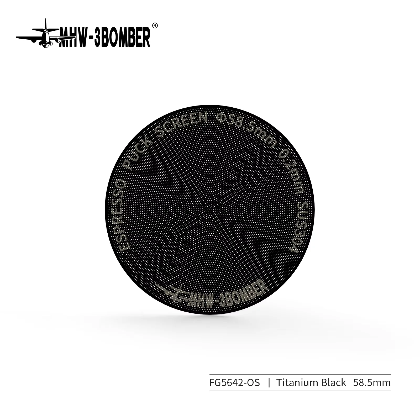 MHW-3BOMBER 51/53/58.5mm Puck Screen 0.2/0.8mm Metal Herbruikbaar Koffiefilter voor Espresso Portafilter Mandje Koffie Accessoires