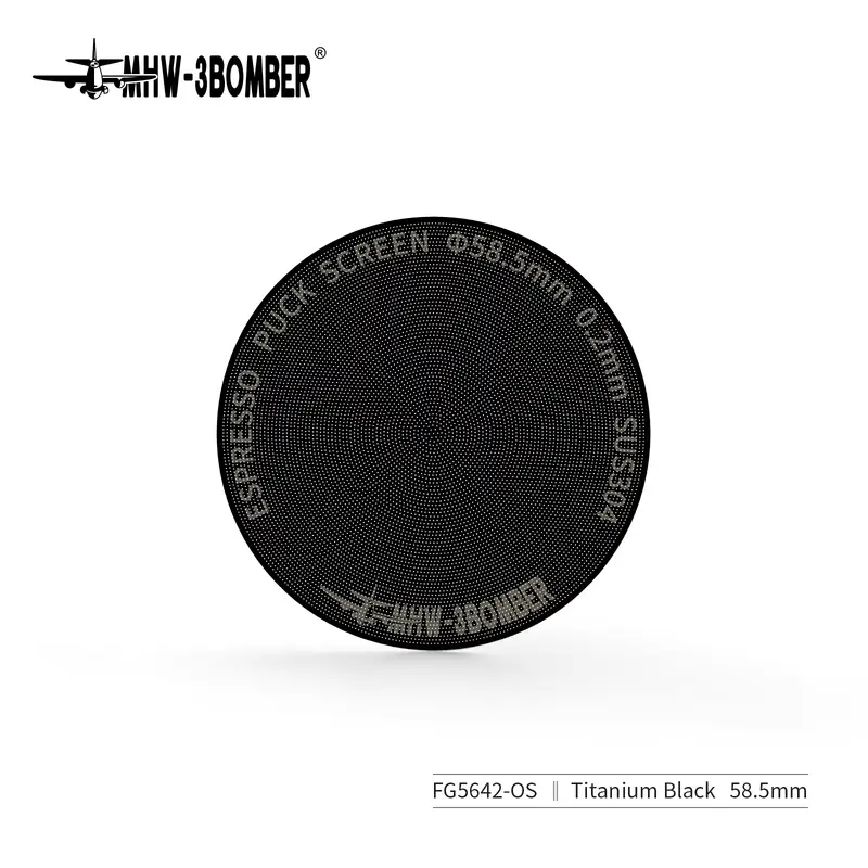 MHW-3BOMBER 51/53/58.5mm Puck Screen 0.2/0.8mm Metal Reusable Coffee Filter for Espresso Portafilter Basket Coffee Accessories - Image 9