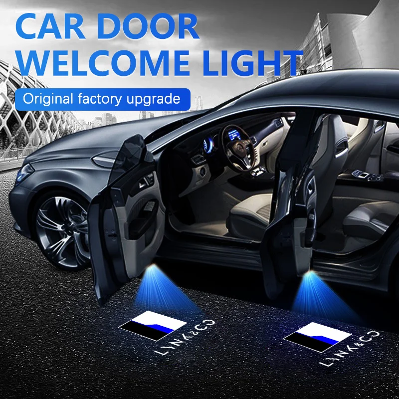 For Lynk&Co Logo Light Welcome Light Car Door Light For Lynk&Co 900 01 02 03 05 06 09 Car Accessories