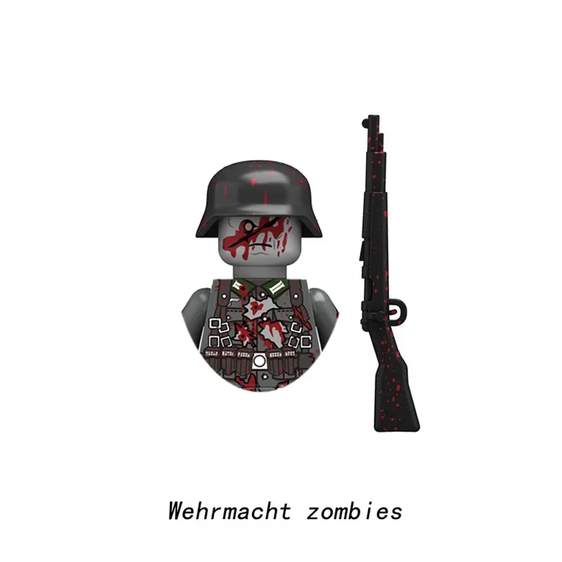 Terrorists Napoleonic Wars Infantry World War II Soldiers Zombies Judges Cowboy Character Models Building Blocks Toys Wholesale