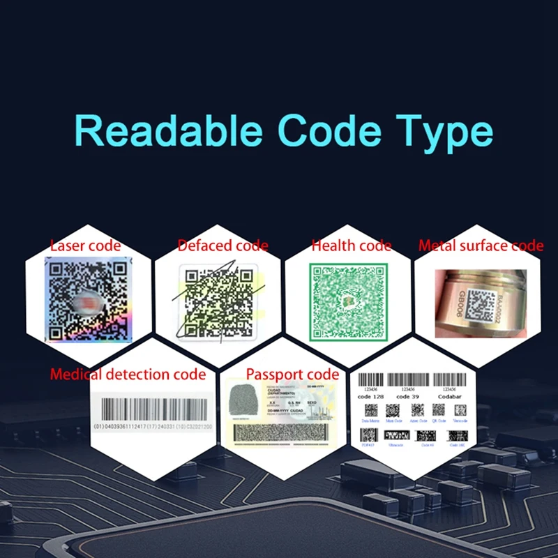 Imagem -06 - Usb Uart Interface Code Scanner Module Leitor de Passaporte qr Code 1d 2d Código de Barras Gm77 640x480 Cmos Dc5v