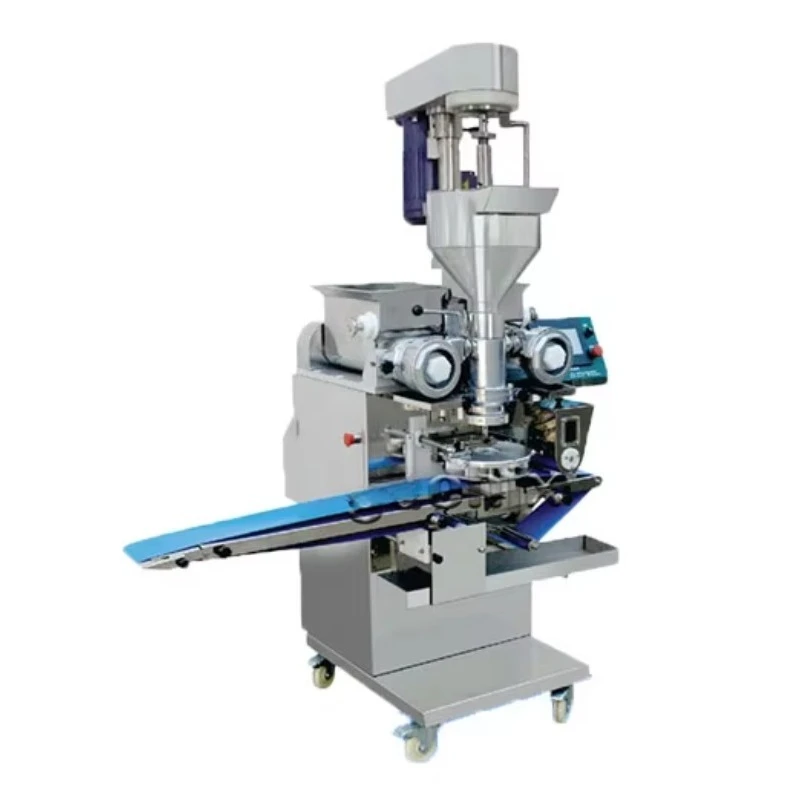New Kibble Multiple Filling Encrusting Machine Automatic Dough Forming Shaping Equipment Food Production System High Efficiency