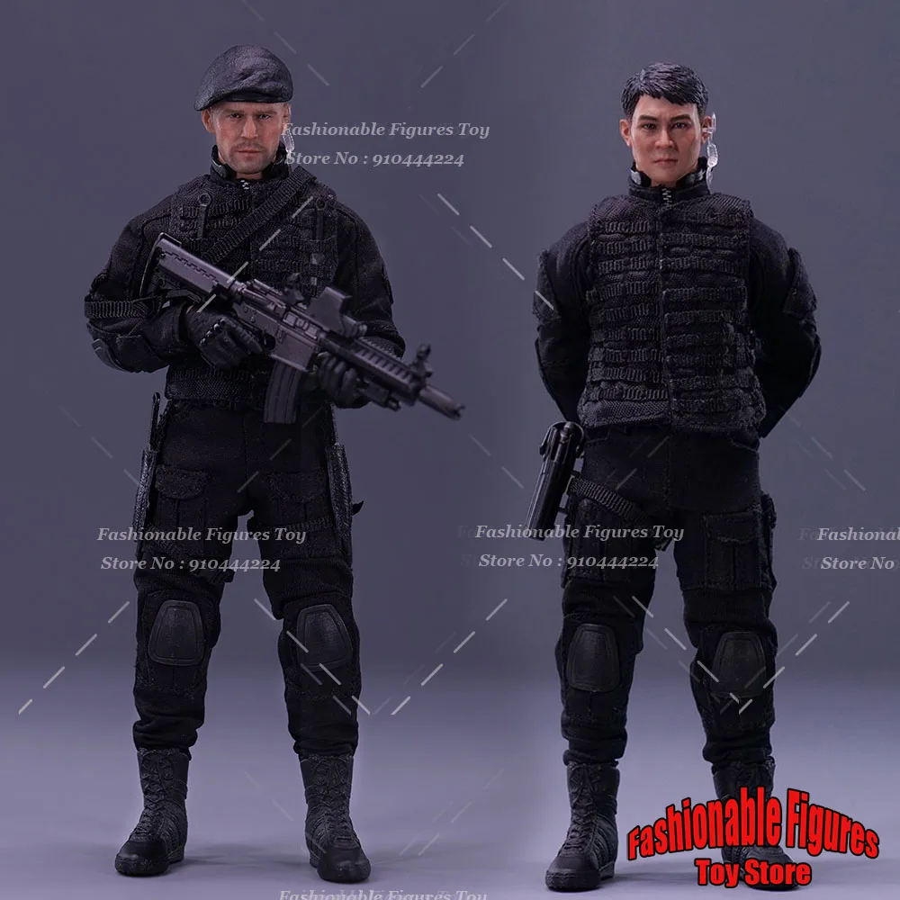 PCTOYS-Soldado Lee Christmas Jet Li Agente Conjunto Completo Bonecas de Combate Militar, Action Figure Model Collection, 6 ", PC028, PC027, 1:12