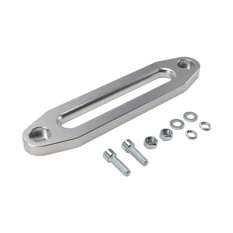 A11M-Hawse Fairlead 10 Inch 254MM Aluminum 8000-15000 Lbs Synthetic Mount Winch Rope For SUV ATV UTV