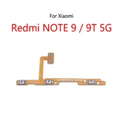 Botón de encendido interruptor volumen botón de silencio encendido/apagado Cable flexible para Xiaomi Redmi NOTA 9 5G/Redmi NOTA 9T