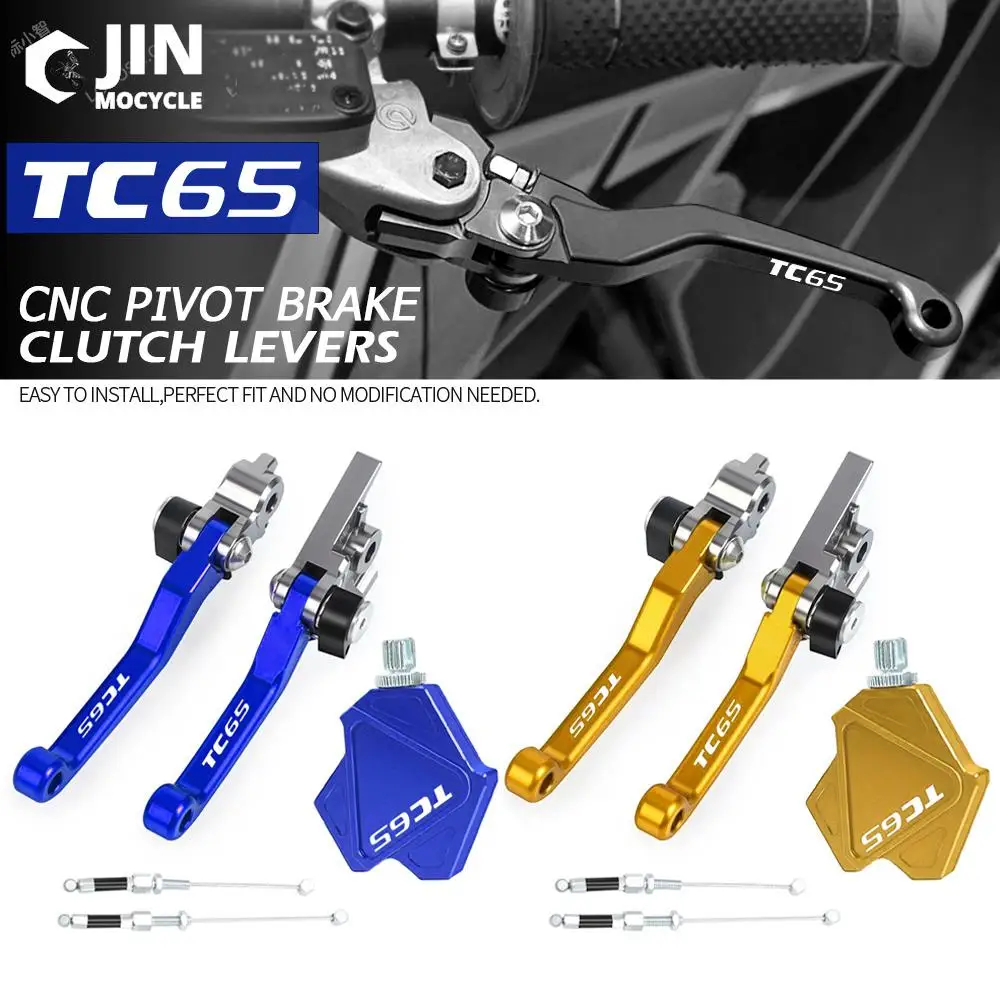 

For HUSQVARNA TC65 2017 2018 Motorcross Accessories CNC Stunt Clutch Lever Easy Pull Cable System Brake Clutch Levers