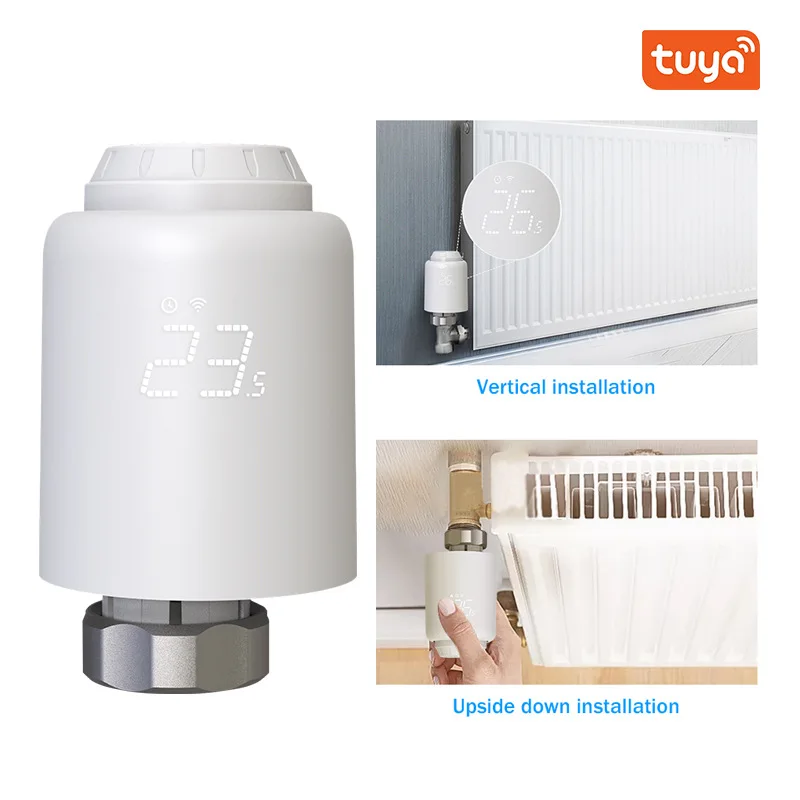 Tuya Energy-saving Thermostatic ZigBee Radiator App Remote Control Timing Constant Temperature Heating Valve Switch Child Lock