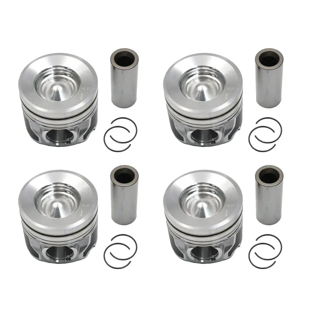 Engine Parts Pistons With Rings Set Fit 1.5 L Diesel DV5R For Ford Citroen C3 C4 C5 Aircross Berlingo Jumpy 1.5L BlueHDi 2017-